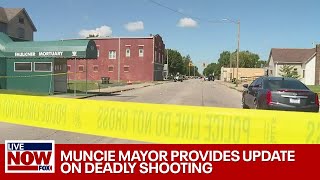 Muncie Mass Shooting Indiana town rocked with nearly 17 shot  LiveNOW from FOX [upl. by Kcered]