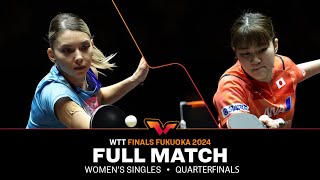 FULL MATCH  Satsuki Odo vs Bernadette Szocs  WS QF  WTTFukuoka 2024 [upl. by Inait]