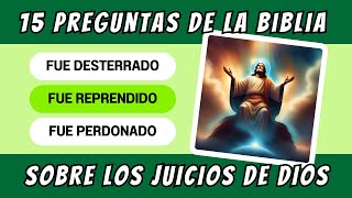 QUIZ BÍBLICO ¿Cuánto Sabes Sobre los JUICIOS de DIOS en la BIBLIA [upl. by Anovad954]