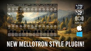 Mellow Harmonics VST VST3 AU Mellotron style plugin [upl. by Oirotciv]