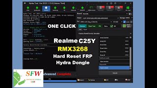 Realme C25Y RMX3268 Hard Reset FRP Hydra Dongle [upl. by Agn616]