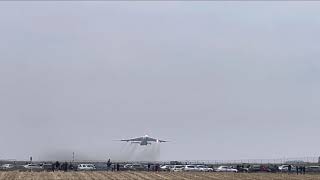 Take off Antonov An225 from Airport Rzeszow Jasionka POLAND 14112021r  short version [upl. by Eisinger]