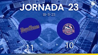 JORNADA 23 RESUMEN  Navegantes del Magallanes 11  Tiburones de La Guaira 10 2324 181123 [upl. by Nevram]