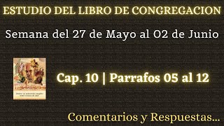 ESTUDIO DE LIBRO DE CONGREGACIÓN ✅ SEMANA DEL 27 DE MAYO AL 02 DE JUNIO [upl. by Aerdnuahs236]