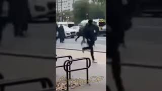 28092024 France 🇫🇷 Street fight near stadium Red Star FC vs Paris FC [upl. by Trevor310]