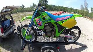 Watch this 1992 Kawasaki KX250 get its makeover [upl. by Aible]