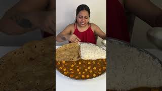 Sanket ke Style mai khaya Paneer Tikka Rice Roti Eating Challenge🔥 foodie ytshorts eating [upl. by Nathanson]