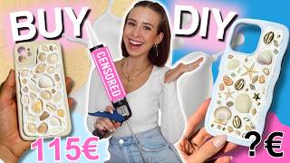 DIY OR BUY 40 ✂️🐚 Shell Phone Case selbst nachbasteln BESSER als das Original💃 Cali Kessy [upl. by Petra]