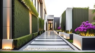 Modern garden landscaping ideas  Backyard gardening ideas  Front yard landscaping [upl. by Xanthe]