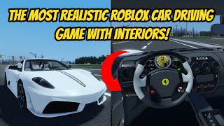 The BEST Realistic Roblox Car Driving Game INTERIORS amp EXOTIC CARS  Central Kansas [upl. by Ailegna]