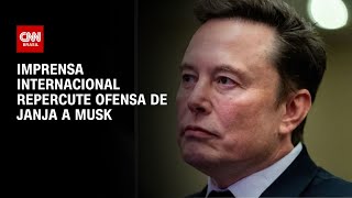 Imprensa internacional repercute ofensa de Janja a Musk  BASTIDORES CNN [upl. by Fineberg]