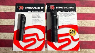 Streamlight MicroStream vs Protac 1L1AA EDC or Tactical in quick review and test [upl. by Enhpad]