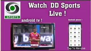 How to watch dd sports live in Android phone or android tv [upl. by Sarah]