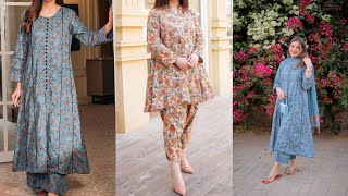 same printed suit design 2023shalwar kameez design for summer amp eid [upl. by Buller409]