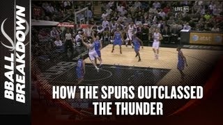 NBA 2013 How The Spurs Outclassed The Thunder [upl. by Emery362]