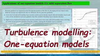 Fluid Dynamics Turbulence Models Oneequation turbulence models [upl. by Smallman]