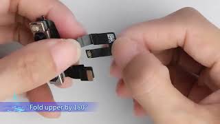 JCID V1S Pro Face ID NonRemoval Repair FPC  JC Face ID Flex Cable  No Soldering Operation video [upl. by Helbonna74]