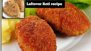 Leftover Chappati Cutlet  Healthy Breakfast  Vegetable Cutlet Recipe  Easy eats [upl. by Wiese485]