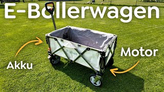 Bollerwagen mit Elektroantrieb  Litheli eWagon W1 Pro [upl. by Anilram]