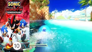 sonic corre sull acqua in Seaside Hill Sonic generation Ep 10 [upl. by Ario]