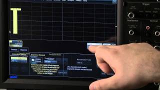 Teledyne LeCroy WaveSurfer Touchscreen User Interface [upl. by Atinhoj]