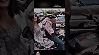 Chapri Girl Want To Race With Me girl shorts bike rider youtubeshorts ktm [upl. by Vaish]