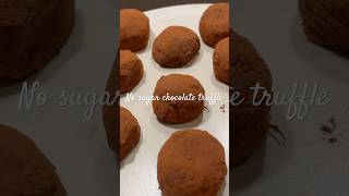 No sugar chocolate truffle nosugar noflour vegan veganrecipes oatbread [upl. by Oijres]