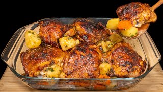 The BEST way to cook chicken thighs I GUARANTEE you will love this recipe [upl. by Soloma911]