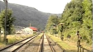 Hi8cam  Führerstandsmitfahrt  Koblenz  Lahntalbahn  Dausenau [upl. by Hillard]