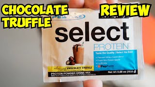 PEScience SELECT Protein CHOCOLATE TRUFFLE Review [upl. by Nlycaj561]