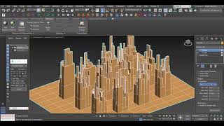 TO GENERATE CITIES USING GREEBLE SCRIPT ON 3DS MAX [upl. by Klein193]