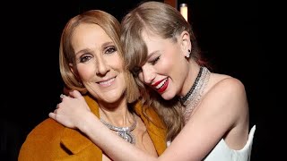 Celine Dion and Taylor Swift Share Rare Moment At the 2024 Grammy Awards [upl. by Sheilah905]