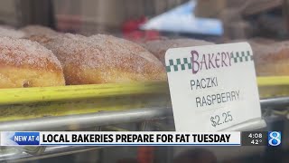 Bakeries filled with paczki ahead of Fat Tuesday [upl. by Hagan993]