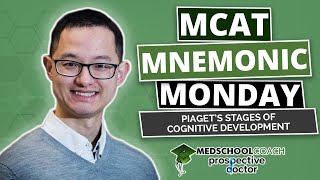 Piagets Stages of Cognitive Development  MCAT Mnemonic Ep 24 [upl. by Kennan]