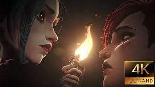 Arcane Season 2  Battle Between Sisters  To The Ashes And Blood [upl. by Imailiv]