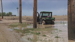 Greeley farmers see many fields wiped out after overnight storm [upl. by Bricker]