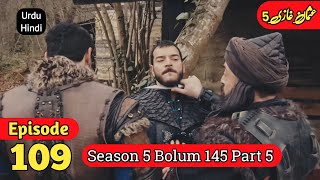 kurulus Osman Season 5 Episode 109  bolum 145 part 5  overview [upl. by Aetnahs]