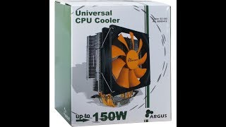 InterTech ARGUS SU260 The 20 cpu cooler review [upl. by Ecertap]