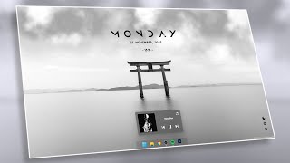 This Black amp White Theme Will Make Your Desktop Look Super Clean [upl. by Lyrred]