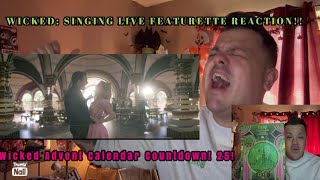 Wicked Singing Live Featurette Reaction Wicked Advent Calendar Countdown has BEGUN 25 Days [upl. by Walkling]