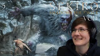 Monkey Bosses for Days  First Playthrough  Sekiro Shadows Die Twice VOD Part 5 [upl. by Acinat]