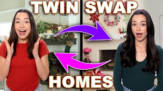 Twin Home Swap  Holiday Decorating [upl. by Kamillah425]