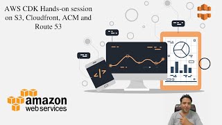 AWS CDK Handson session on S3 Cloudfront Amazon Certificate Manager and Route 53 [upl. by Einnil775]