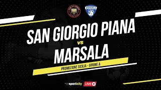 San Giorgio Piana  Marsala LIVE  Promozione Sicilia  Diretta Calcio [upl. by Noelyn]