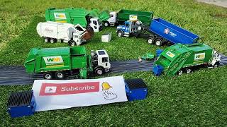 Waste Management Heil Halfpack Front Loader Autocar Heil Python Side Loaders Republic Services [upl. by Lessard]