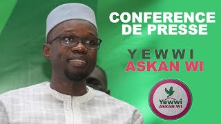 Résultats Législatives  Suivez la conférence de presse de Yewi Ask WIi [upl. by Nawiat343]