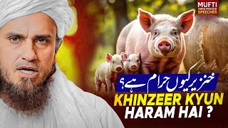 Khinzeer Kyun Haram Hai   Mufti Tariq Masood Speeches 🕋 [upl. by Ahsikin]