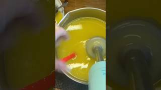 Turning Lye amp Oils To Soap soap soapmaking [upl. by Meggie]