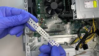 HP Desktop TP01 1050 Graphic Card Upgrade [upl. by Ecyac330]