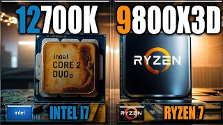 9800X3D vs 12700K Benchmarks  Gaming Benchmarks  Applications Tests [upl. by Bart]